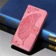 Чехол UniCase Butterfly Pattern для Motorola Moto G10 / Moto G20 / Moto G30 - Pink - изображение 3