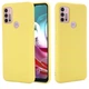 Силиконовый (TPU) чехол Deexe Silicone Case для Motorola Moto G10 / Moto G20 / Moto G30 - Yellow - изображение 1