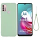 Силиконовый (TPU) чехол Deexe Silicone Case для Motorola Moto G10 / Moto G20 / Moto G30 - Green - изображение 2