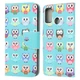 Чохол-книжка Deexe Color Wallet для Motorola Moto G10 / Moto G20 / Moto G30 - Cartoon Owls - зображення 1