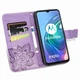 Чехол-книжка с рисунком UniCase Butterfly Pattern для Motorola Moto G10 / Moto G20 / Moto G30 - Purple - изображение 2