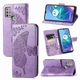 Чехол-книжка с рисунком UniCase Butterfly Pattern для Motorola Moto G10 / Moto G20 / Moto G30 - Purple - изображение 4