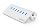 USB хаб Orico M3H7 USB 3.0 7 портов с блоком питания hub концентратор алюминиевый - изображение 1