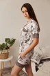 Комплект (рубашка + шорты) Nicoletta Grace S Пудрово-бежевый (N235) - изображение 2