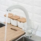 Смеситель для кухни на две воды Frap F4399-8 Белый - изображение 4