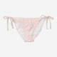 Нижняя часть купальника женская H&M 6297589-AAQA 34 Белая в розовую полоску (3000003361990) - изображение 1