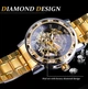 Механические часы Winner Diamonds (gold) - изображение 4