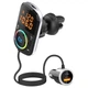 ФМ трансмиттер Aiver F71 MP3 RGB Bluetooth v5.0 MicroSD PD3.0 + QC3.0 - изображение 4