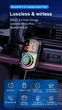 ФМ трансмиттер Aiver F71 MP3 RGB Bluetooth v5.0 MicroSD PD3.0 + QC3.0 - изображение 10