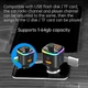 ФМ трансмиттер Aiver F68 MP3 RGB Bluetooth v5.0 MicroSD PD3.0 + QC3.0 - изображение 10