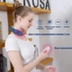 Электрический беспроводной smart массажер для шеи Kingsring с инфракрасными лучами, синий - изображение 4