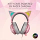 Игровая гарнитура Razer Kraken Kitty Edition Quartz (RZ04-02980200-R3M1) - изображение 2