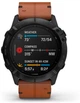 Смарт-годинник Garmin Fenix 6X Pro Sapphire Black DLC with Chestnut Leather Band (010-02157-14) - зображення 2