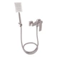 Змішувач для душу Lidz Kubis 010 (з душовим гарнітуром) (k35) LDKUB010NKS28535 Nickel - изображение 1