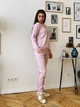 Спортивный костюм теплый K&ML 00538 XS - S ( 42 - 44 ) Розовый ( 00538 с 03) - изображение 5