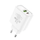 Сетевое зарядное устройство Hoco - C57A Speed Charger USB + Type-C (QC3.0, 3.1A, адаптер) - Белый - изображение 4