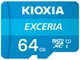 Карта памяти Kioxia microSDXC Card 64GB Exceria Class 10 UHS U1 + SD Adapter (LMEX1L064GG2) - изображение 1