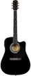 Электроакустическая гитара SQUIER by FENDER SA-105CE BLACK 92599 - изображение 2