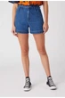 Джинсові шорти Wrangler MOM CHINO SHORT Relaxed Fit (W23EZB26K) Синій 26-00 - зображення 1