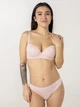 Бюстгальтер с косточками бесшовный brabrabra SLZ24001076 75B Розовый крем (6907208024293) - изображение 3