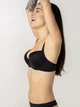 Бюстгальтер с косточками бесшовный с Push-up бесшовный brabrabra SLZ24001076 80C Черный (6907208024170) - изображение 4