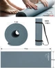 Килимок для йоги та фітнесу PowerPlay 4010 PVC Yoga Mat Сірий (173x61x0.6) - изображение 3