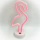 Ночной светильник Neon Decoration Lamp Series Flamingo Красный декоративный (726204) - изображение 2