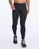 Мужские компрессионные тайтсы 2XU, Aero Vent Compression Tights, S, черный/серебристый отражающий логотип - изображение 1