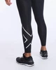 Мужские компрессионные тайтсы 2XU, Aero Vent Compression Tights, S, черный/серебристый отражающий логотип - изображение 5