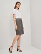 Юбка H&M 34 черно белый узор 26057784760 - изображение 3