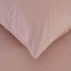 Простирадло на резинці з наволочкою Penelope - Laura dusty rose рожевий 100*200+50*70 - зображення 2
