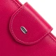 Женский кожаный кошелек Classik DR. BOND WN-6 pink-red - изображение 3