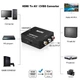 Конвертер переходник MDN подключение hdmi приставки Т2 к AV входу телевизора, 3 тюльпана со звуком (AC- HDMI-RCA) - изображение 3