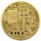 Сувенирная монета Биткоин (Bitcoin) - Золото - изображение 3