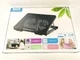 Подставка для ноутбука охлаждающая Notebook Cooling Partner N99 с подсветкой до 17 дюймов черная - изображение 11