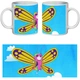 Кружка Райдужно метеликова однорідна кішка SuperCup (чашка-SC-Rainbow Butterfly Unicorn Kitty-0015) - зображення 2