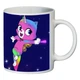 Кружка Райдужно метеликова однорідна кішка SuperCup (чашка-SC-Rainbow Butterfly Unicorn Kitty-0019) - зображення 1