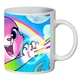 Кружка Райдужно метеликова однорідна кішка SuperCup (чашка-SC-Rainbow Butterfly Unicorn Kitty-0014) - зображення 1