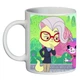 Кружка Райдужно метелик однорідна кішка SuperCup (чашка-SC-Rainbow Butterfly Unicorn Kitty-006) - зображення 1