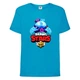 Футболка детская Brawl Stars Squeak (Бравл Старс Скуик) синяя 128 см - изображение 1