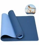 Фитнес-коврик Yoga Mat TPE 1,83мx0,61мx6мм для фитнеса, йоги, тренировок сине-голубой (MS-0613) - изображение 1