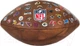 Мяч для американского футбола Wilson NFL Official 32 Team Logo SS20 (WTF1758XBNF32) - изображение 2
