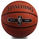 М'яч баскетбольний Spalding NBA Silver Outdoor розмір 6 гумовий коричневий (30 01592 02 0016) - зображення 1