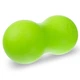 Мячи массажные одинарный и двойной Lacrosse Massage Ball 6,5 см и 6,5х14 см салатовый (FI-7072-7073) - изображение 4