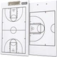 Дошка тренерська баскетбольна тактична Basketball Coaches Clipboard 38х23 см (Murray-01) - зображення 1