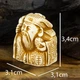 Статуэтка Нэцкэ Дзаошень Netsuke Гипс 3.4x3.1x3.1 см Бежевый (00659) - изображение 4