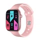 Смарт часы Smart Watch Series 6 FK99PLUS 44mm Aluminium 2 браслета Viber беспроводная зарядка pink розовый - изображение 4