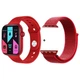 Смарт часы Smart Watch Series 6 FK99PLUS 44mm Aluminium 2 браслета Viber беспроводная зарядка red красный - изображение 1