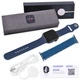 Смарт часы Smart Watch Series 6 FK99PLUS 44mm Aluminium 2 браслета Viber беспроводная зарядка blue синий - изображение 6
