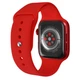 Смарт часы Smart Watch Series 6 FK99PLUS 44mm Aluminium 2 браслета Viber беспроводная зарядка red красный - изображение 5